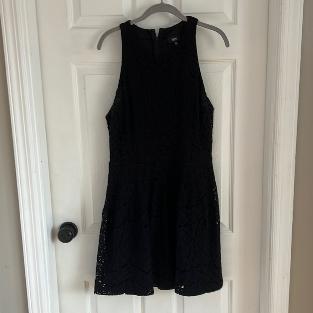Women’s Fit n’ Flare Black Lace Dress